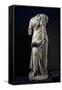 Headless Marble Statue of Terpsichore, Muse of Dance, Uncovered in Miletus, Turkey-null-Framed Stretched Canvas