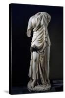 Headless Marble Statue of Terpsichore, Muse of Dance, Uncovered in Miletus, Turkey-null-Stretched Canvas