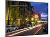 Headlights in the Pearl District, Portland, Oregon, USA-Janis Miglavs-Mounted Photographic Print