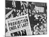 Headline Declaring the End of Prohibition, 6th December, 1933-null-Mounted Giclee Print