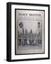 Headline Showing the Collision Between Emily Davison and the King's Horse at the Epsom Derby-null-Framed Art Print