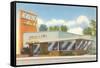 Headliner Coffee Shop, Retro Diner-null-Framed Stretched Canvas