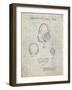 Headphones Patent-Cole Borders-Framed Art Print