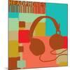 Headphones-Yashna-Mounted Premium Giclee Print