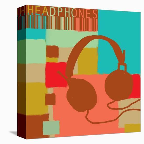 Headphones-Yashna-Stretched Canvas