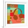 Headphones-Yashna-Framed Art Print