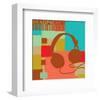 Headphones-Yashna-Framed Art Print