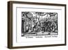 Headpiece from Thomas More's Utopia, 1518-null-Framed Giclee Print