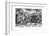 Headpiece from Thomas More's Utopia, 1518-null-Framed Giclee Print