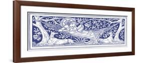 Headpiece - Woman reclining-Walter Crane-Framed Giclee Print