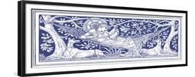 Headpiece - Woman reclining-Walter Crane-Framed Premium Giclee Print