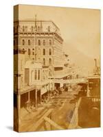 Headquarters Democratic County Central Committee In Virginia City, Nevada-Continent Stereoscopic Company-Stretched Canvas