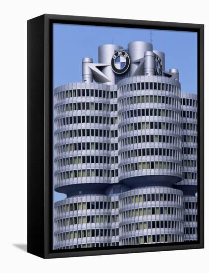 Headquarters of Bmw, Munich, Bavaria, Germany-Hans Peter Merten-Framed Stretched Canvas