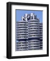 Headquarters of Bmw, Munich, Bavaria, Germany-Hans Peter Merten-Framed Photographic Print