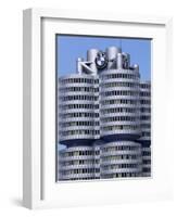 Headquarters of Bmw, Munich, Bavaria, Germany-Hans Peter Merten-Framed Photographic Print