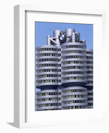 Headquarters of Bmw, Munich, Bavaria, Germany-Hans Peter Merten-Framed Photographic Print