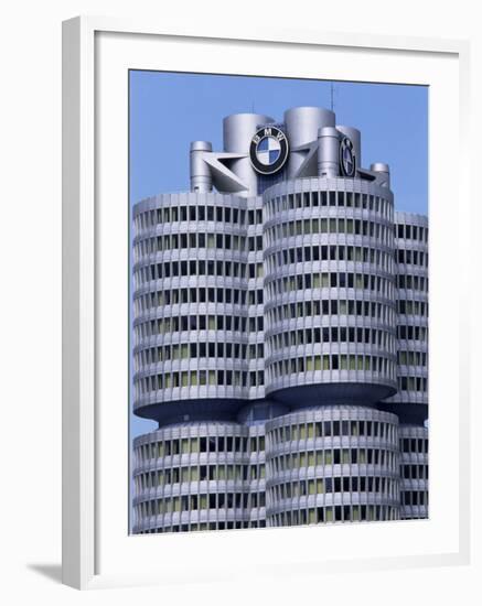 Headquarters of Bmw, Munich, Bavaria, Germany-Hans Peter Merten-Framed Photographic Print