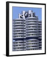 Headquarters of Bmw, Munich, Bavaria, Germany-Hans Peter Merten-Framed Photographic Print