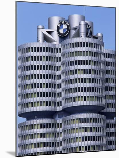 Headquarters of Bmw, Munich, Bavaria, Germany-Hans Peter Merten-Mounted Photographic Print