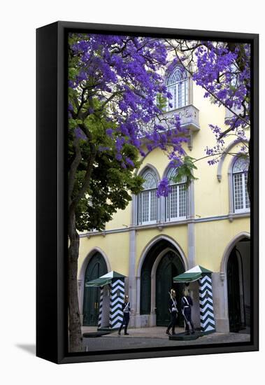 Headquarters of Carmo, Lisbon, Portugal, South West Europe-Neil Farrin-Framed Stretched Canvas