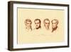 Heads, 1833-39-null-Framed Giclee Print