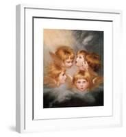 Heads of Angels - Miss Frances Gordon-Sir Joshua Reynolds-Framed Premium Giclee Print