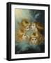 Heads of Angels - Portrait of Miss Francis Isabel Ker Gorden-Sir Joshua Reynolds-Framed Giclee Print