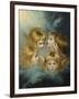 Heads of Angels - Portrait of Miss Francis Isabel Ker Gorden-Sir Joshua Reynolds-Framed Giclee Print