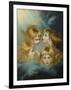 Heads of Angels - Portrait of Miss Francis Isabel Ker Gorden-Sir Joshua Reynolds-Framed Giclee Print