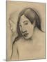 Heads of Tahitian Women, Frontal and Profile Views, 1891-93-Paul Gauguin-Mounted Giclee Print