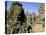 Heads of The Bayon, Angkor Thom, Siem Reap, Cambodia-Walter Bibikow-Stretched Canvas