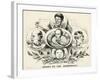 Heads of the Democracy, 1864-null-Framed Giclee Print