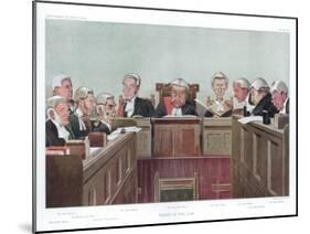 Heads of the Law, 1902-Spy-Mounted Giclee Print
