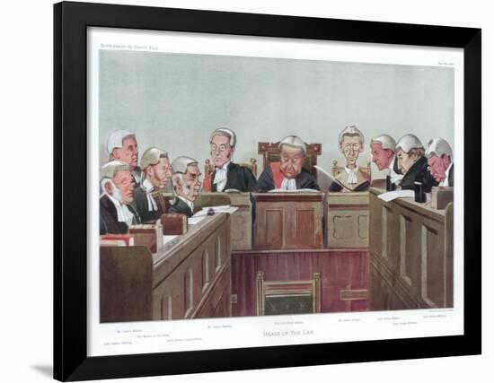 Heads of the Law, 1902-Spy-Framed Giclee Print