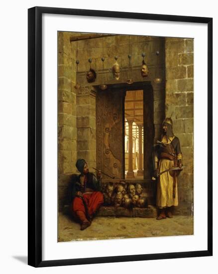 Heads of the Rebel Beys at the Mosque-El Assaneyn-Jean Leon Gerome-Framed Giclee Print