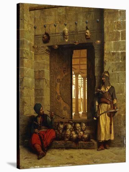 Heads of the Rebel Beys at the Mosque-El Assaneyn-Jean Leon Gerome-Stretched Canvas