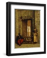 Heads of the Rebel Beys at the Mosque-El Assaneyn-Jean Leon Gerome-Framed Premium Giclee Print