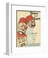 Heads of Turkish-null-Framed Art Print