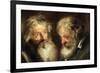 Heads of Two Old Men-Jacob Jordaens-Framed Giclee Print