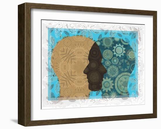 Heads Two-Teofilo Olivieri-Framed Giclee Print