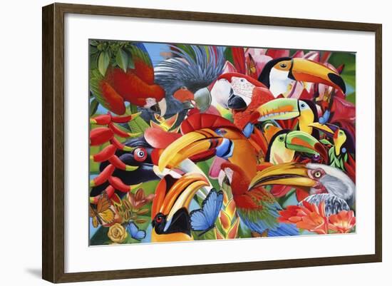 Heads Up 3-Graeme Stevenson-Framed Giclee Print