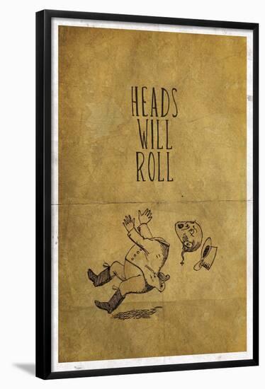 Heads Will Roll-null-Framed Poster
