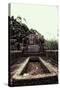 Headstones in Graveyard-Steven Allsopp-Stretched Canvas