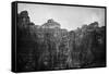 Headwall at Iceberg Lake-searagen-Framed Stretched Canvas