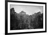 Headwall at Iceberg Lake-searagen-Framed Photographic Print