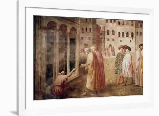 Healing of the Cripple-Masaccio-Framed Giclee Print