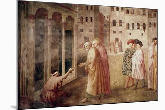 Healing of the Cripple-Masaccio-Mounted Giclee Print