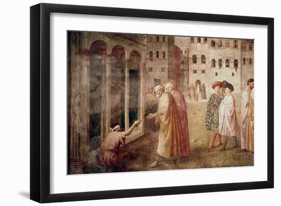 Healing of the Cripple-Masaccio-Framed Giclee Print