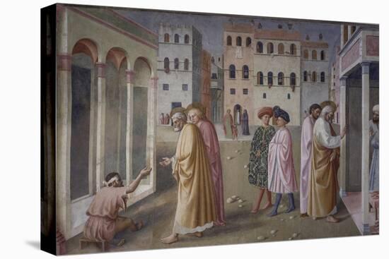 Healing of the Crippled Man, 1424-25-Masolino Da Panicale-Stretched Canvas