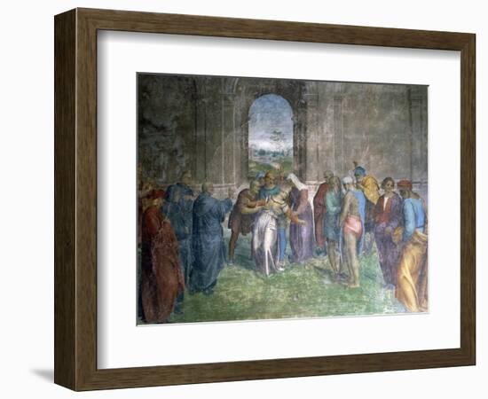 Healing of the Possessed Woman, 1509-1510-Andrea Di Cione Orcagna-Framed Giclee Print